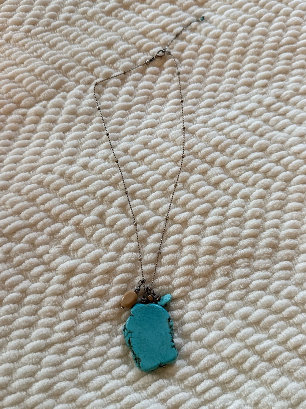 J Jill Turquoise Stone Pendant Necklace - Accent Women’s Jewelry